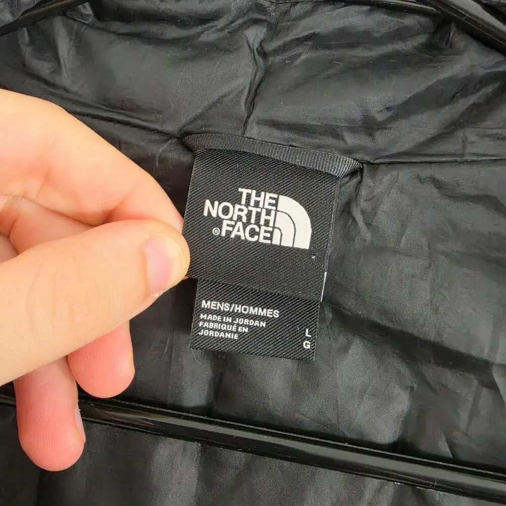 The North Face Jacket Men Large Black Eco ThermoBall Puffer Matte Outdoor Travel